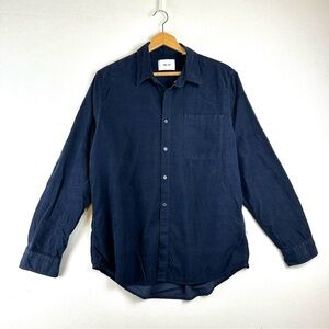 NN.07 Arne 5082 Solid Button-Down Fine Wale Cord Shirt Lightweight